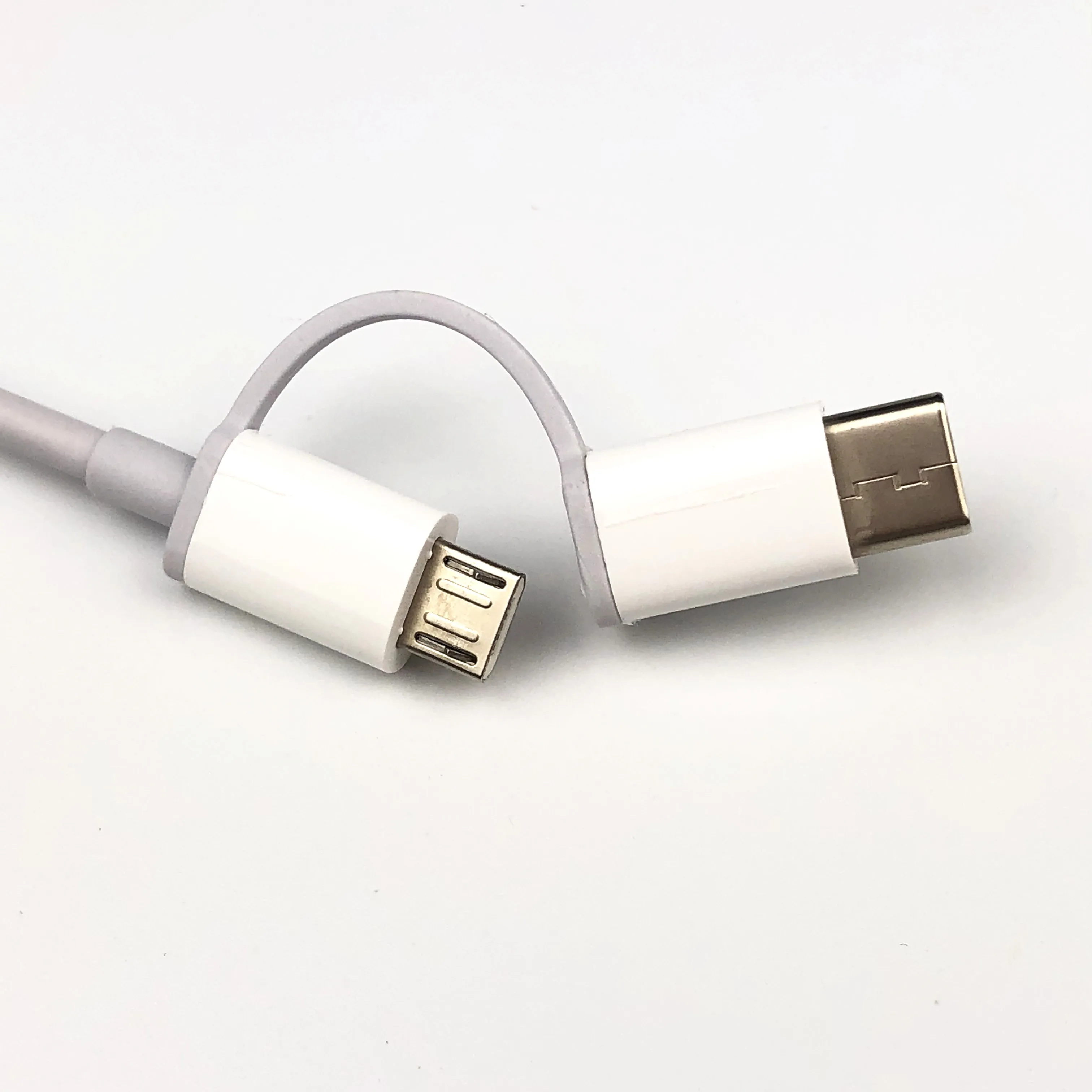 Оригинальный зарядный usb кабель Xiaomi 2 в 1 micro to Type c для mi 8 9 9se cc9 a3 redmi 4a 5 plus mix 3 note 7