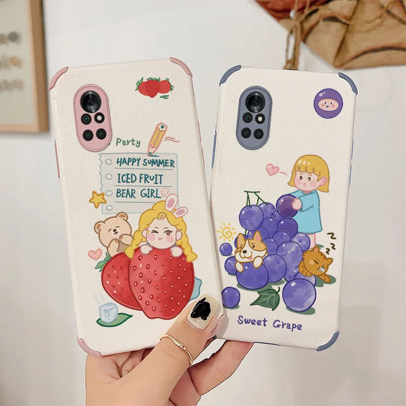 

Grape Girls Phone Case For Huawei Nova8 8Pro 8SE Nova 7 7Pro 7SE 6 6se 5 5Pro 5Z 5I 5Ipro 4 4E Cover