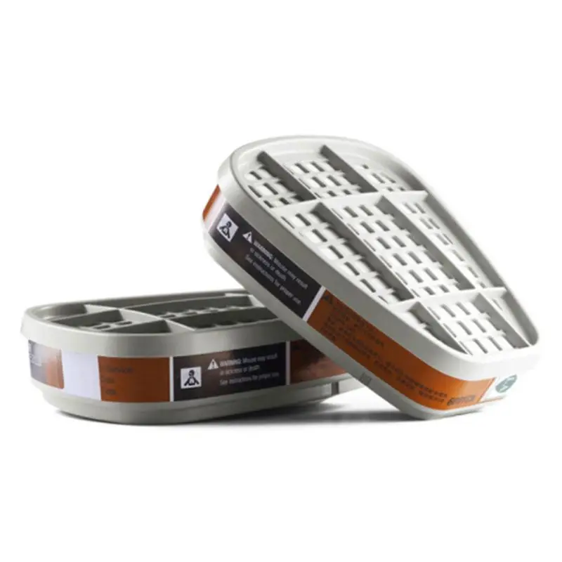 2 шт. 6001CN фильтр газовый короб анти химической органических газов Краски Benz паров