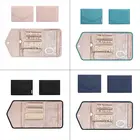 Складной чехол для украшений дорожный органайзер для бижутерии Roll для путешествий, серьгикольцабриллиантыожерельяБраслетыброши