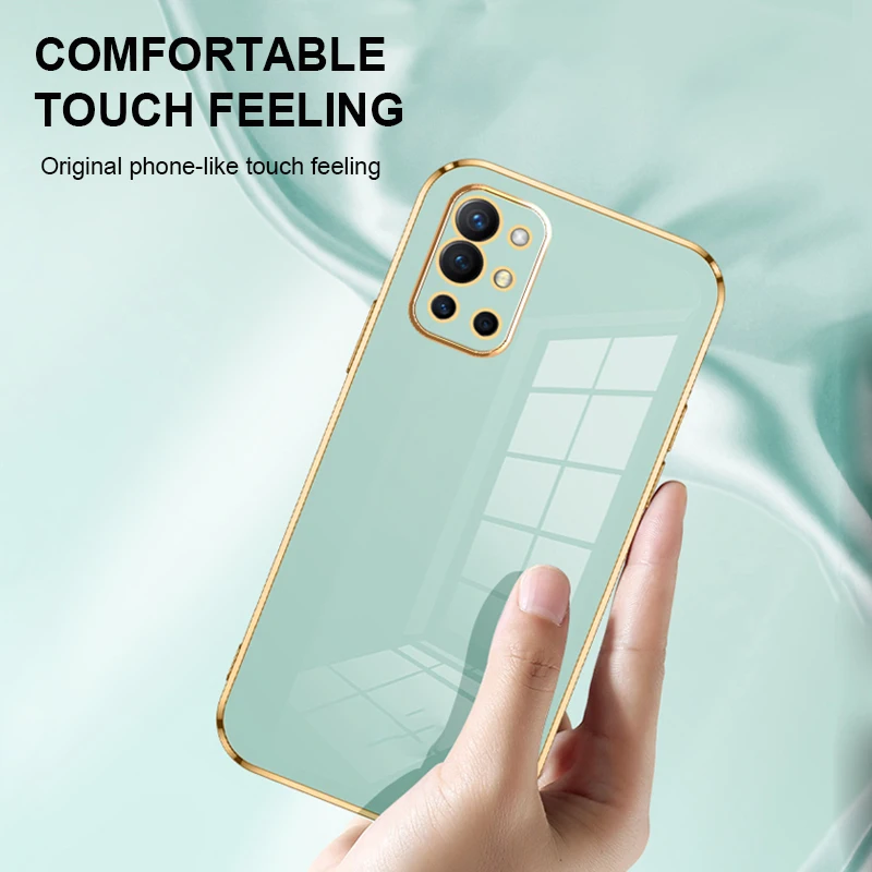 lovecom luxury plating square frame case for oneplus 10 pro 9 pro 9r t soft bumper shockproof phone case for one plus 8t cover free global shipping