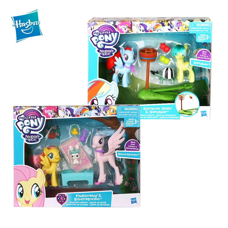 

Hasbro My Little Pony Аниме Фигурки игрушки, костюм дружбы, радуга, тире, сумерки, блестящие принцессы, педаль, детские игрушки для девочек