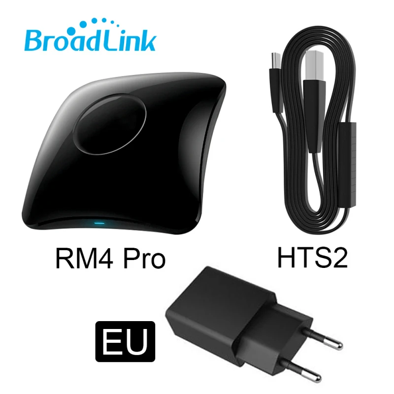 Универсальный Интеллектуальный пульт дистанционного управления Broadlink RM4 Pro + HTS2