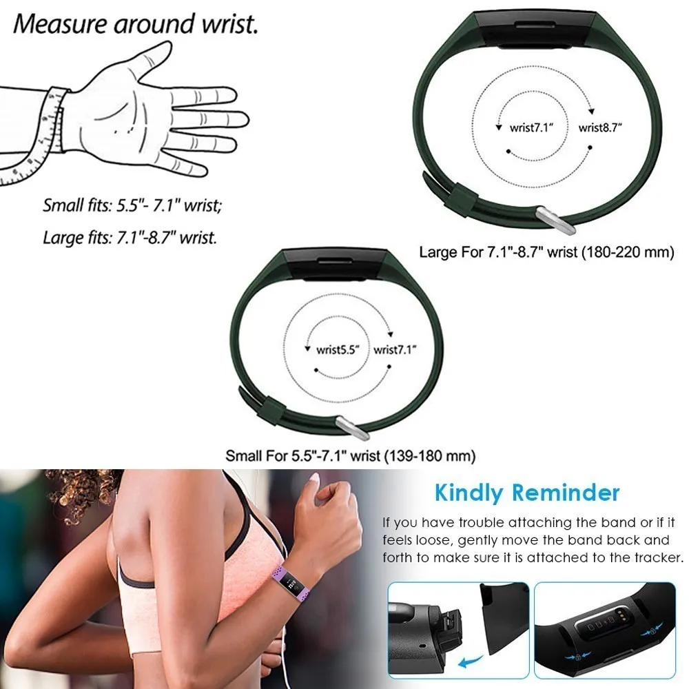 Coolaxy аксессуары для Fitbit Charge 3/3SE мягкий силиконовый водонепроницаемый браслет сменный ремешок для Fitbit Charge 3 ремешок