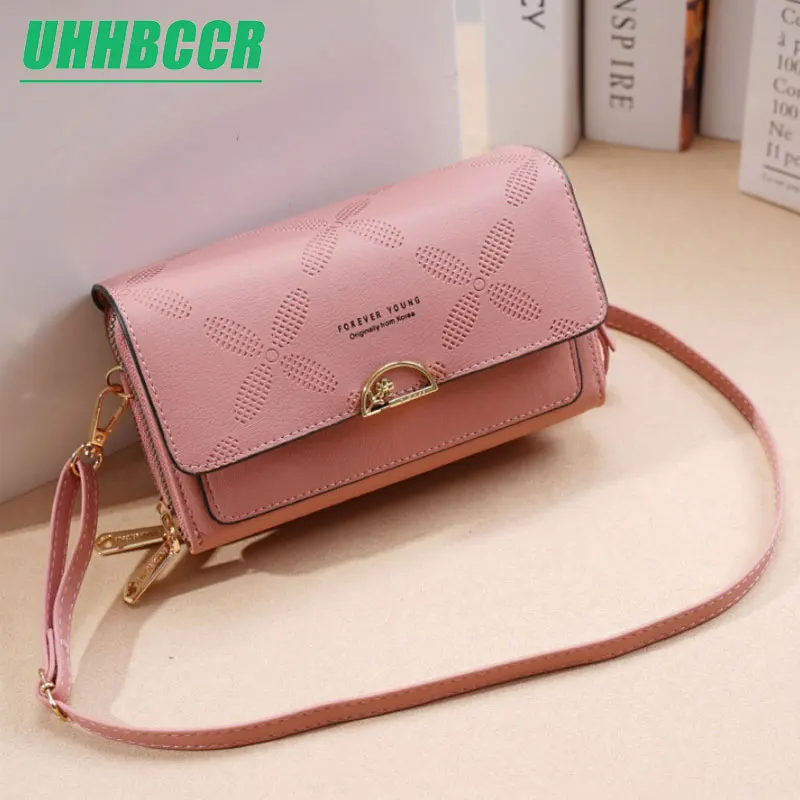 

Роскошные кожаные сумки-мессенджеры, женский клатч, мини-сумка через плечо, женская сумка большой вместимости для телефона, Женский кошелек...