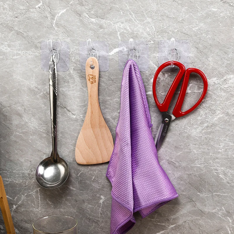 1Pcs Transparent Strong Self Adhesive Door Wall Hangers Hooks Suction Heavy Load Rack Cup Sucker For Kitchen Bathroom Hook | Дом и сад