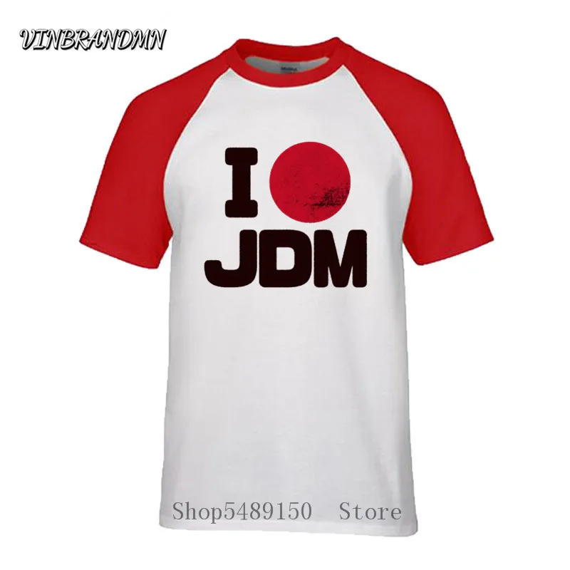 Японский внутренний рынок автомобилей JDM Lover crewneck свободная Мужская футболка 100%