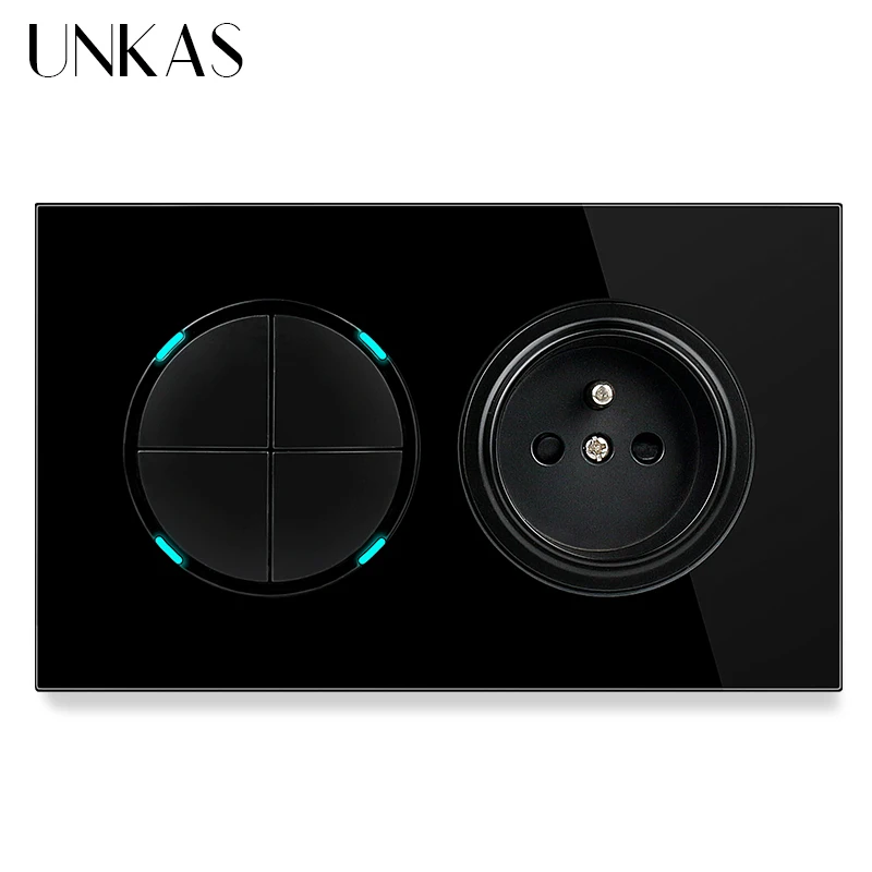 Настенный светильник ель света UNKAS 4 клавиши 1 канал/2 канала + французская