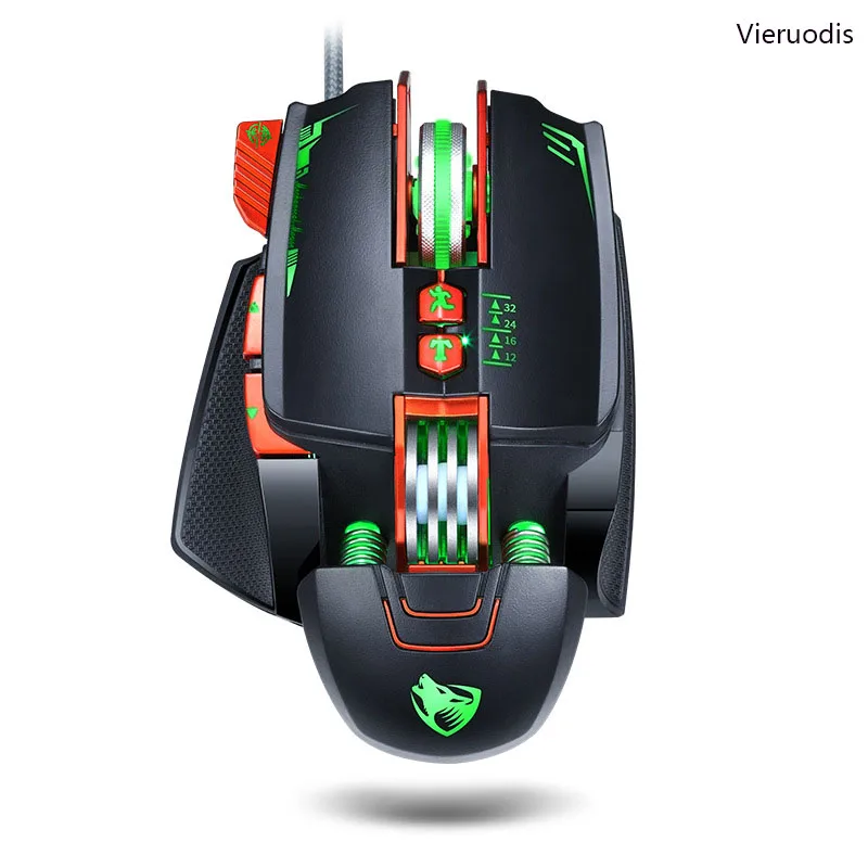Gaming Mouse Wired USB Adjustable 3200DPI Gamer Optical Professional Eat chicken mouse Game Mice For PC Computer | Компьютеры и офис