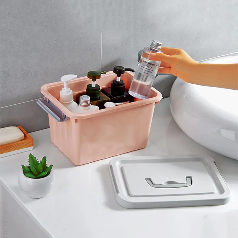 Органайзер для одежды большой пластиковый ящик хранения однотонный под кроватью