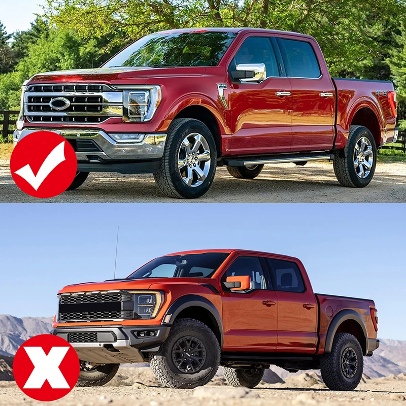 For Ford F-150 F150 Raptor 2021 Carbon Style Front Side Fender Vent Decal Decoration Sticker Cover Trim Car Styling | Автомобили и