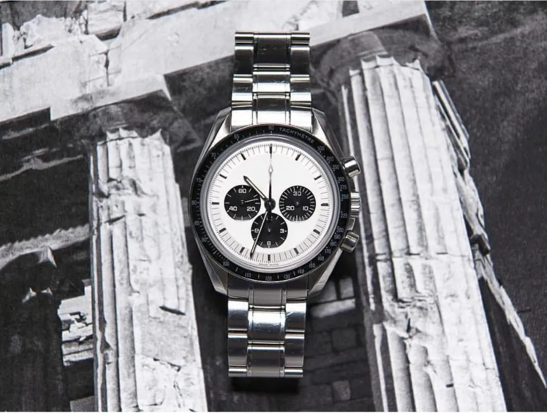 

Classic New Men Automatic Mechanical Watches Luminous Ceramic Bezel Crystal Sapphire White Dial Limited Selling 40mm AAA+