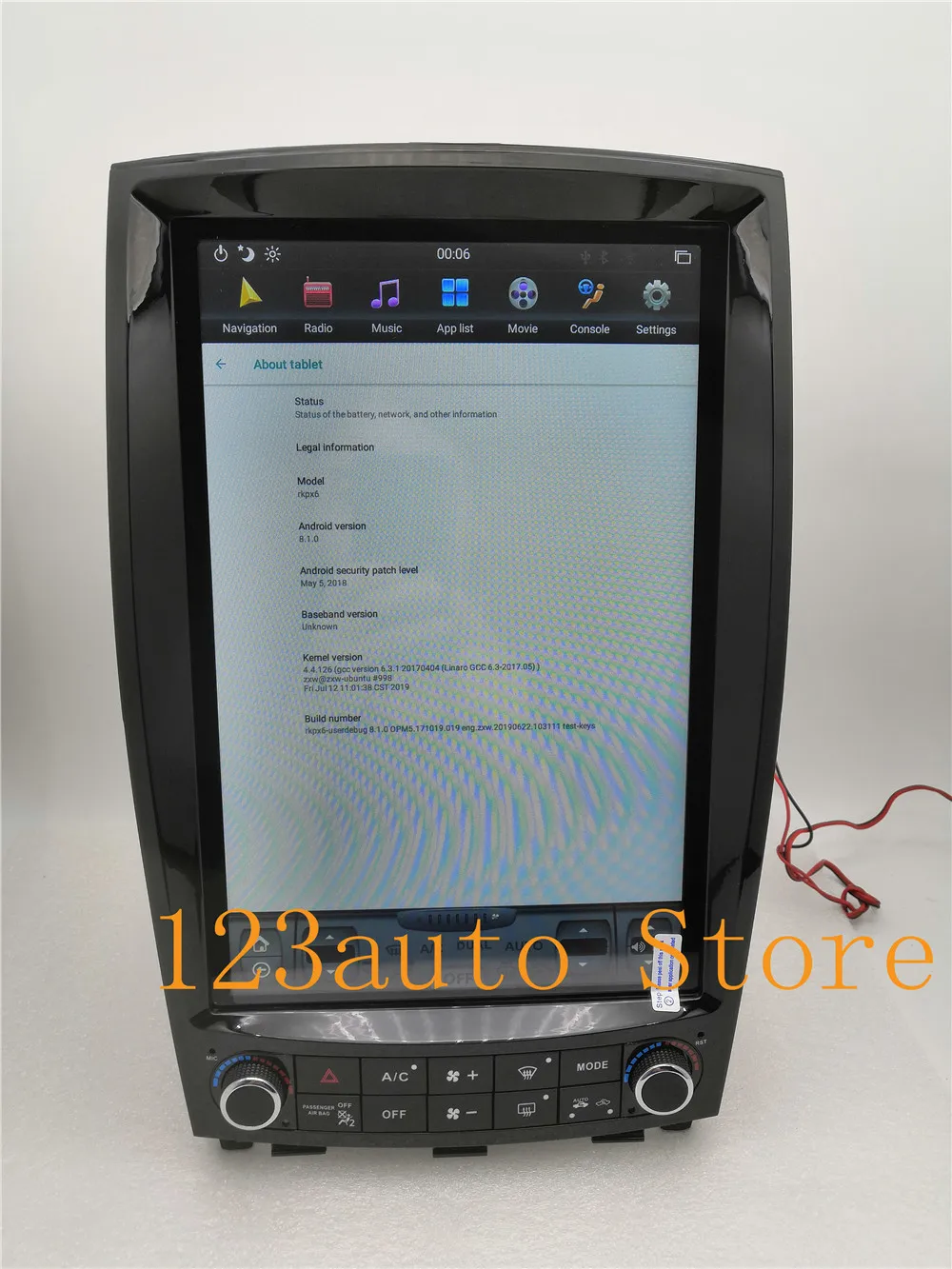 12,1 ''вертикальный Tesla стиль Android 8,1 автомобильный DVD gps плеер для infiniti QX50 QX50L EX25 EX35 2010- Радио Навигация
