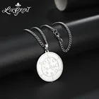LIKGREAT ожерелье из нержавеющей стали Lilith Seal Nigth and Moon Goddess solomon magic подвеска kabbalah talisman Винтажные Ювелирные Изделия амулеты и талисманы ожерелье на шею 2021