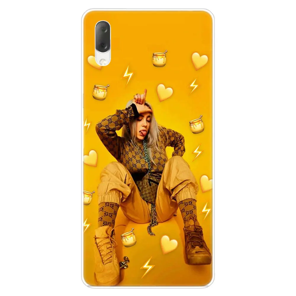 Billie Eilish Мода жесткий чехол для Sony Xperia L1 L2 L3 X XA XA1 XA2 XA3 ультра 10 плюс E5 XZ XZ1 XZ2 компактный XZ3 XZ5 2 20 крышка - Цвет: 001