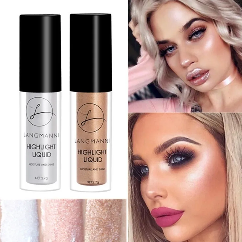 Блестящий хайлайтер Осветляющий тональный крем для лица и тела натуральный