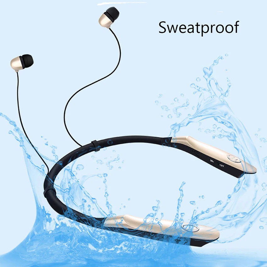 HBS900 Bluetooth наушники беспроводные для бега спортивные басов беспроводной чехол