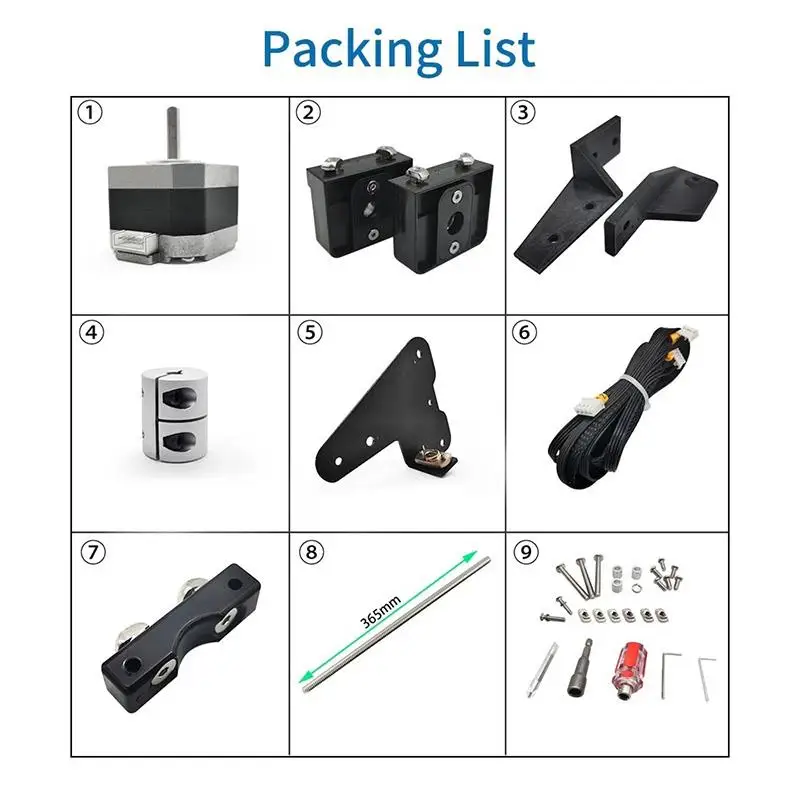

Dual Z-axis Lead Screw Upgrade Kit Improve Printer Stability Compatible with Creality Ender3/3S/3 Pro 3D Printer