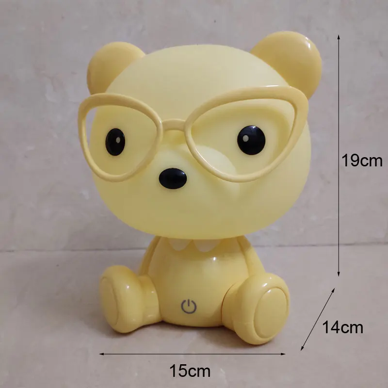 

Rabbit Lamp Baby Night Lights Pig Bear Led Night Lamp Bedroom Cartoon Animal Table Lamp Kids Birthday Christmas Gifts Home Decor