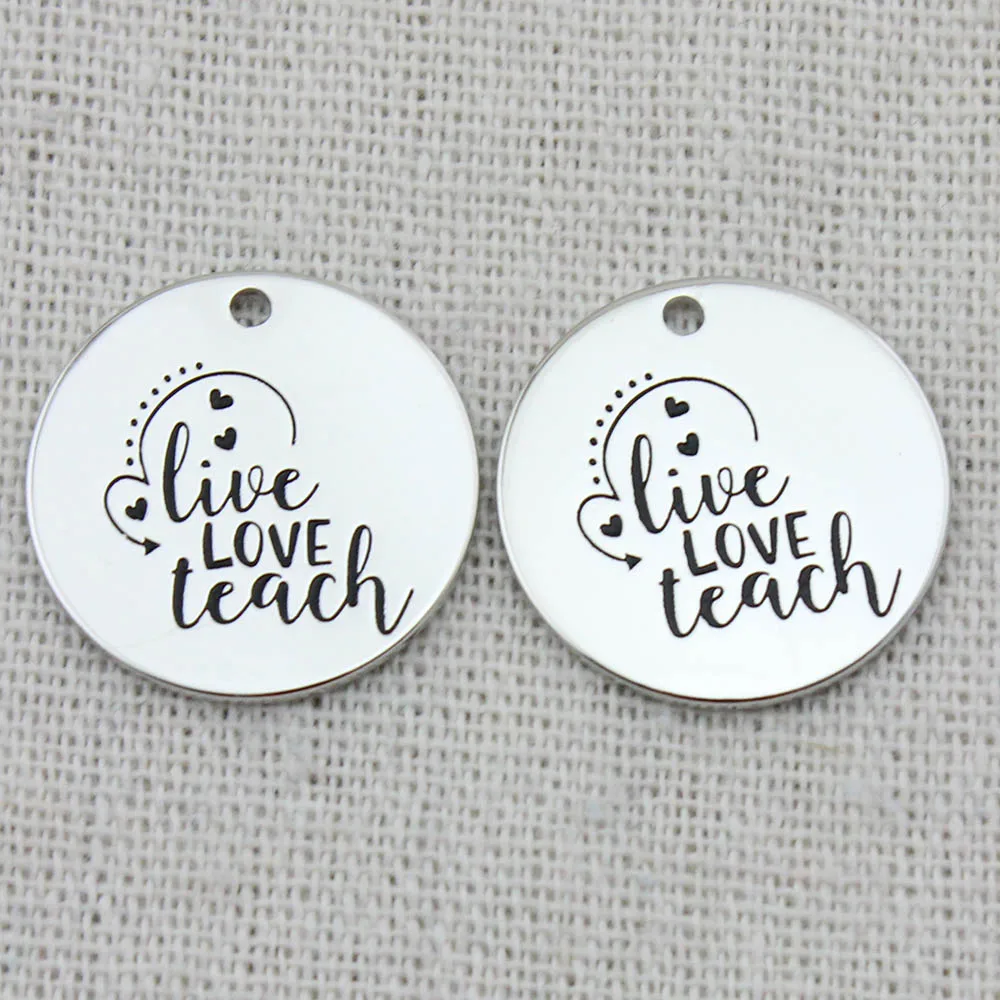 LIVE LOVE научить ожерелье ювелирные изделия Egraved подарки цепочки колье 2021 тренд