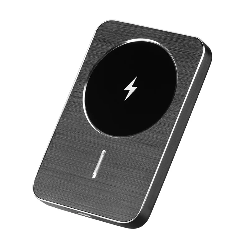 

for iphone13 12 magnetic portable mobile phone battery 5000mAh magnetic wireless 2021 new alloy shell wireless charging treasure