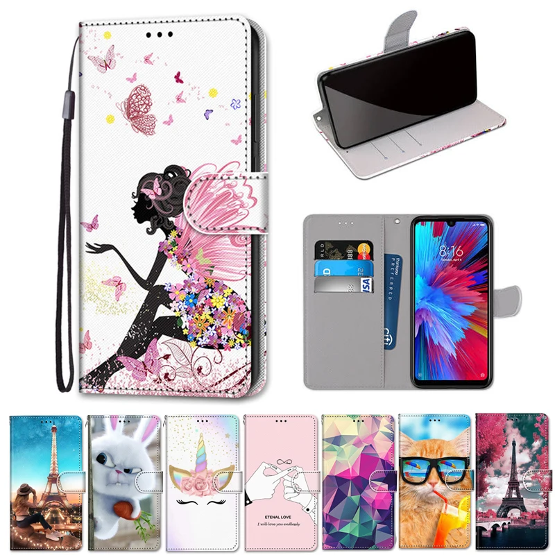 Чехол-книжка для Alcatel 3X 5058y 3L 5034D, Alcatel 3 5052Y 5052D 2018 1 5033D 1s, из искусственной кожи, с мультяшным рисунком