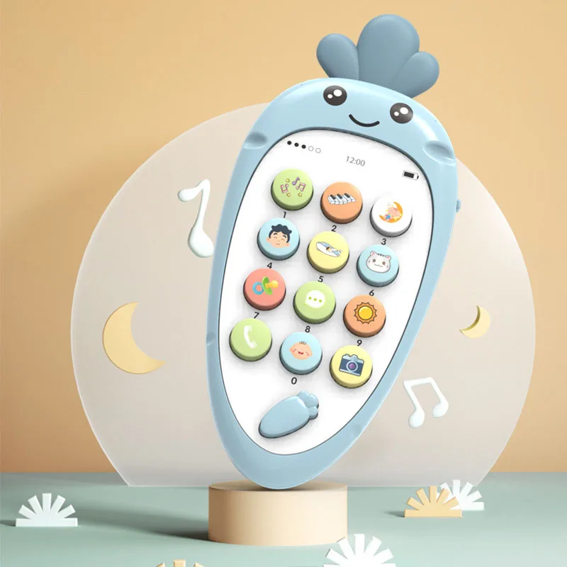 

Baby Smart Early Learning English Music Simulation Can Bite Learning Toys Mobile Story Machine Early Learning Molar Toys