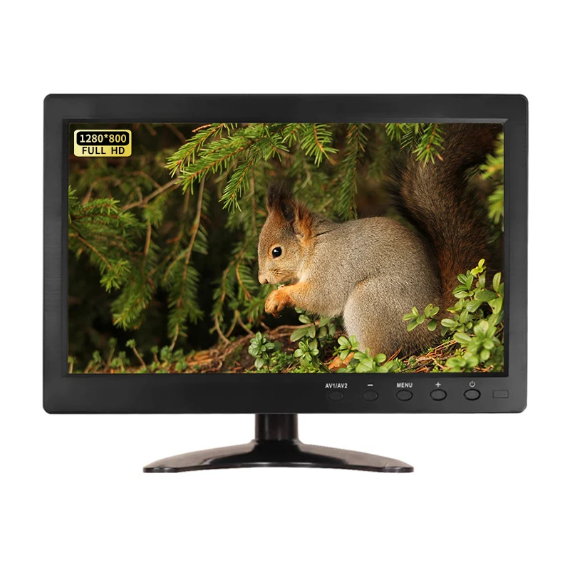 10 1 дюймовый HD сенсорный монитор BNC VGA HDMI вход для PS5/PS4 CCTV видеонаблюдения с