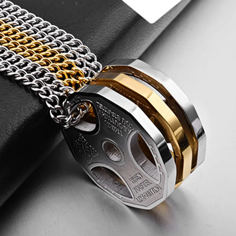 

New Fashion Bodybuilding Pendant Necklace Men Women Unisex Jewelry Gifts NYZ Shop