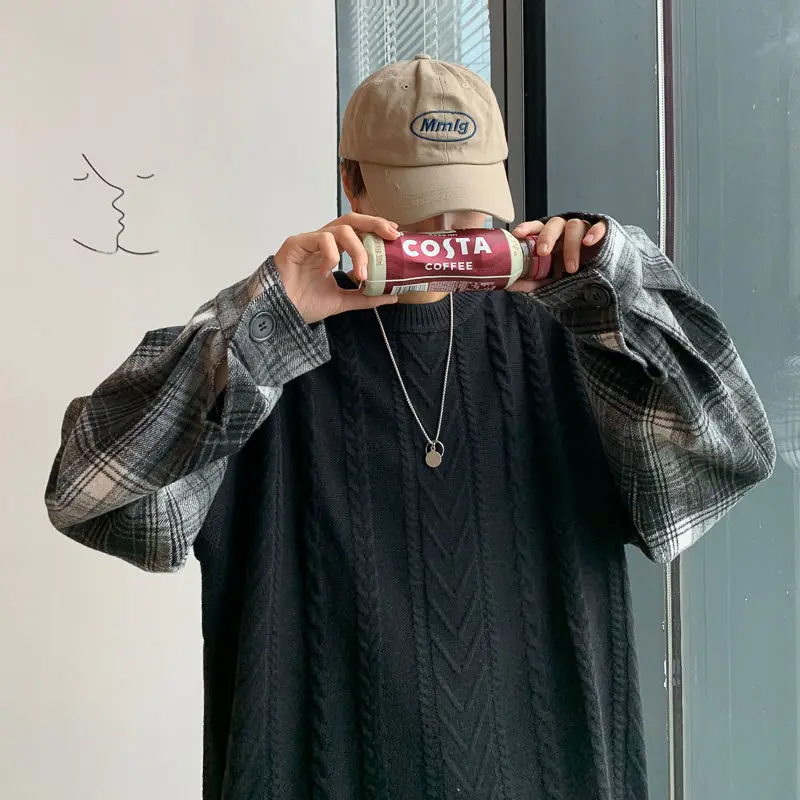 Мужская Трикотажная двухкомпонентная куртка Doek 2020 длинные жилеты шерстяные