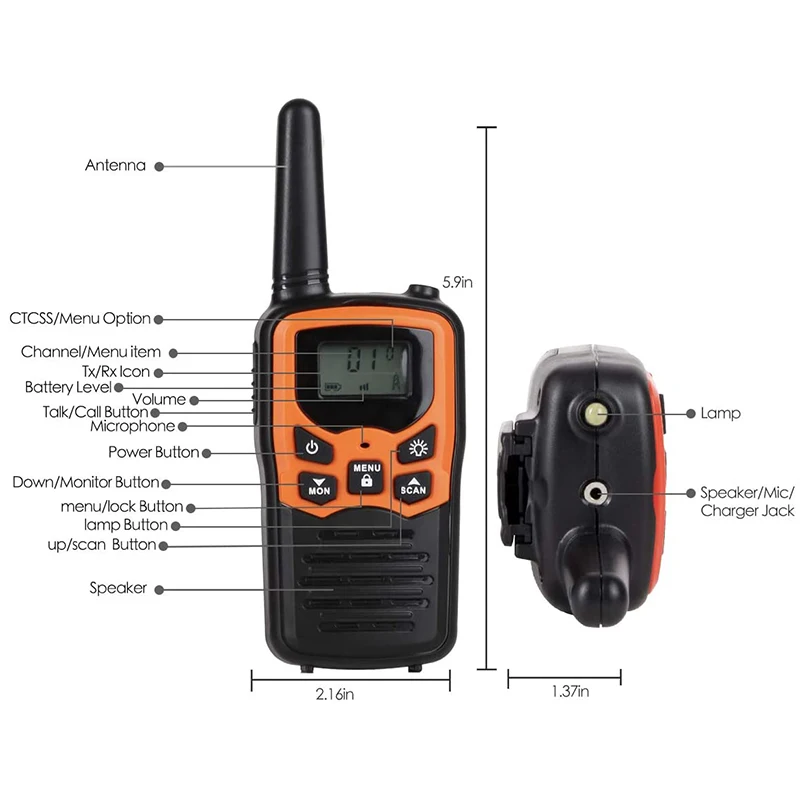 walkie talkies for kids 5 miles long range two way radios 22 channels gift for family outdoor adventure game free global shipping