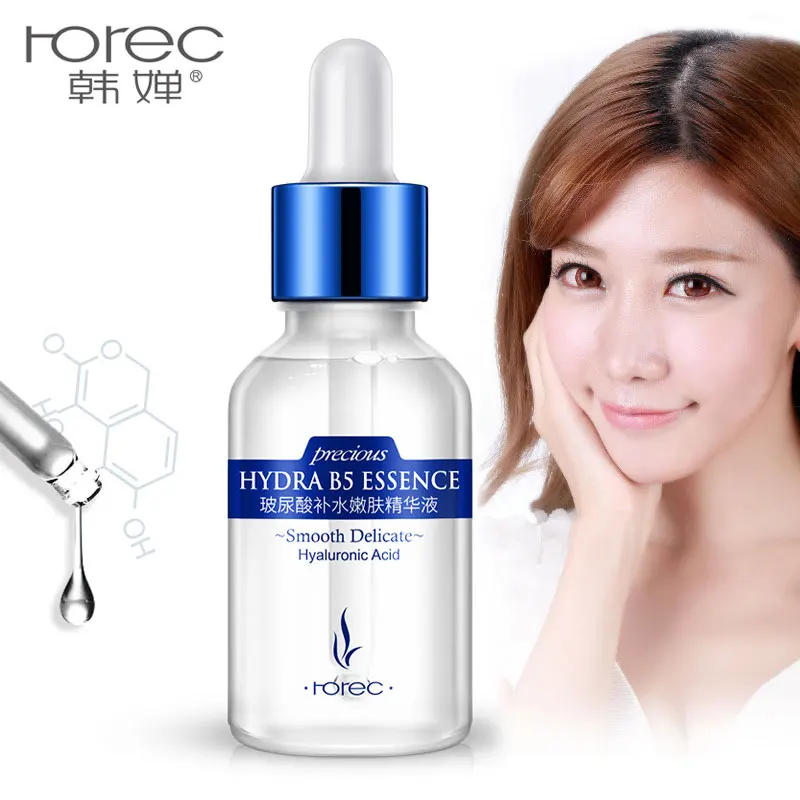 

1pcs ROREC Hyaluronic Acid Face Serum Facial Whitening Anti-Wrinkle Repair Liquid Face Care Acne Scar Removal Shrink Pores Cream