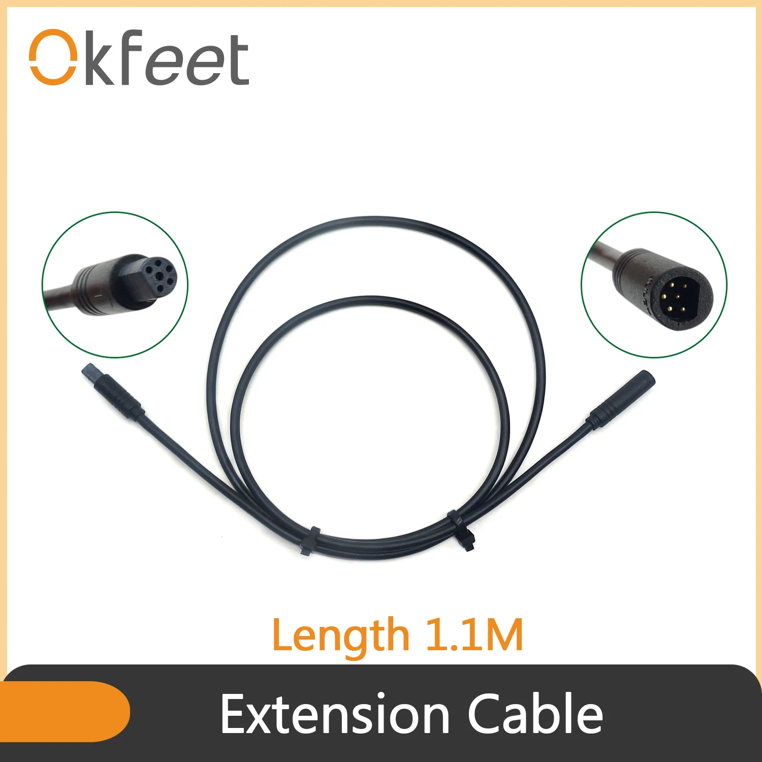 Okfeet TSDZ2 TongSheng комплект удлинительного кабеля для электровелосипеда со средним