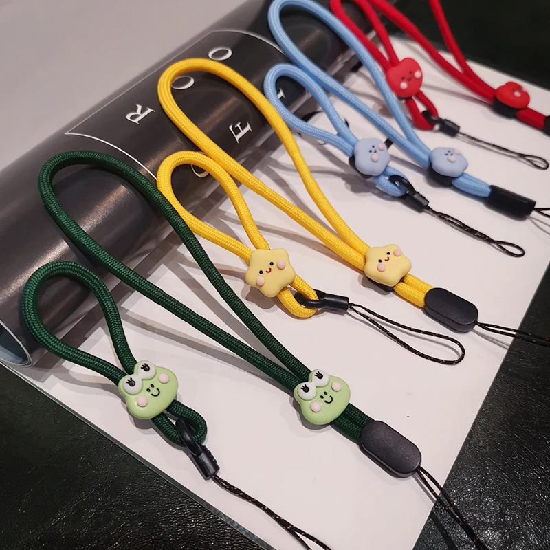 

Mobile phone lanyard cartoon expression cute simple creative hand-woven mobile phone case universal pendant anti-lost rope