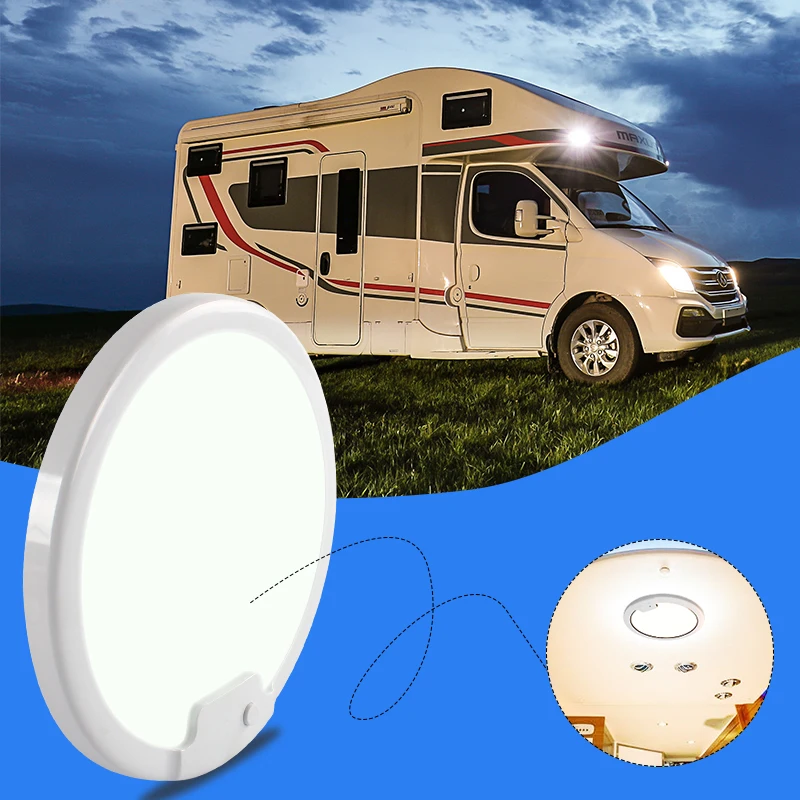 Camper 1Pcs Wagon Led Indoor Light Rv Accessories Dome Roof Rv Ceiling Reading Light