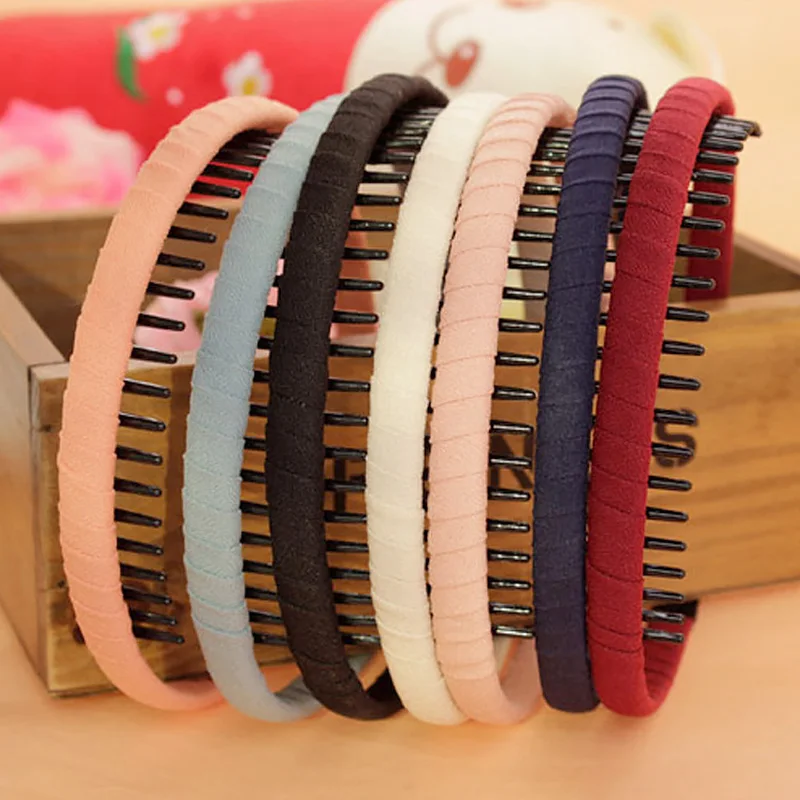 Повседневная модная хлопковая повязка для волос с фиксированными зубчиками