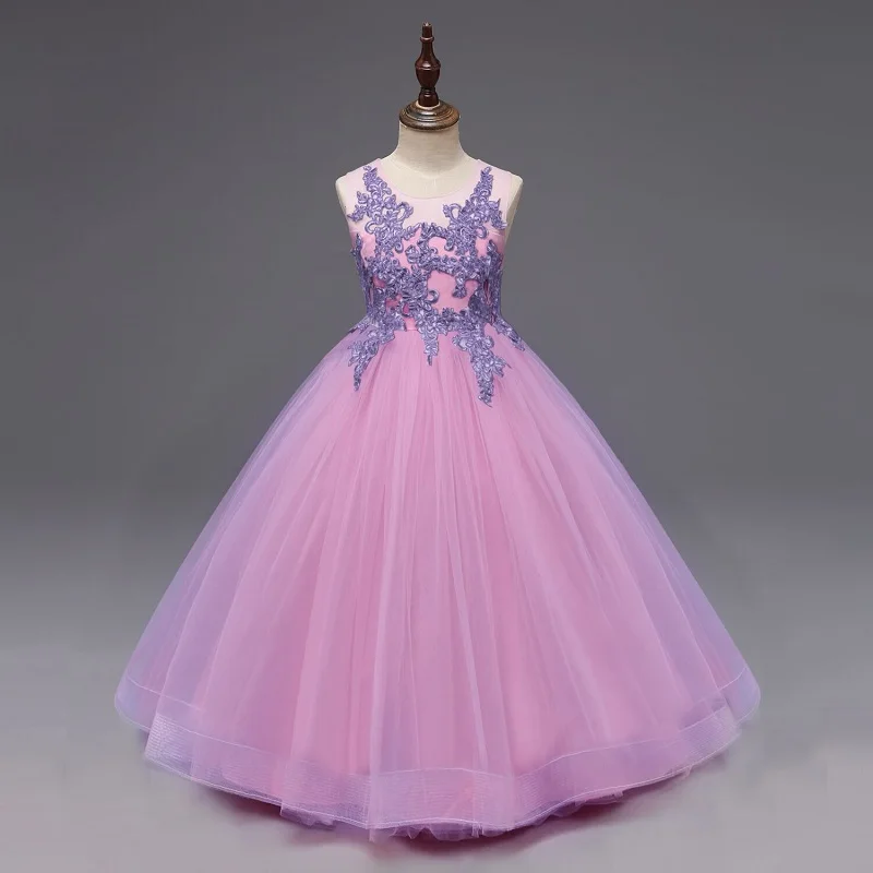Платье принцессы для девочек кружевное платье вечерние платья дня рождения