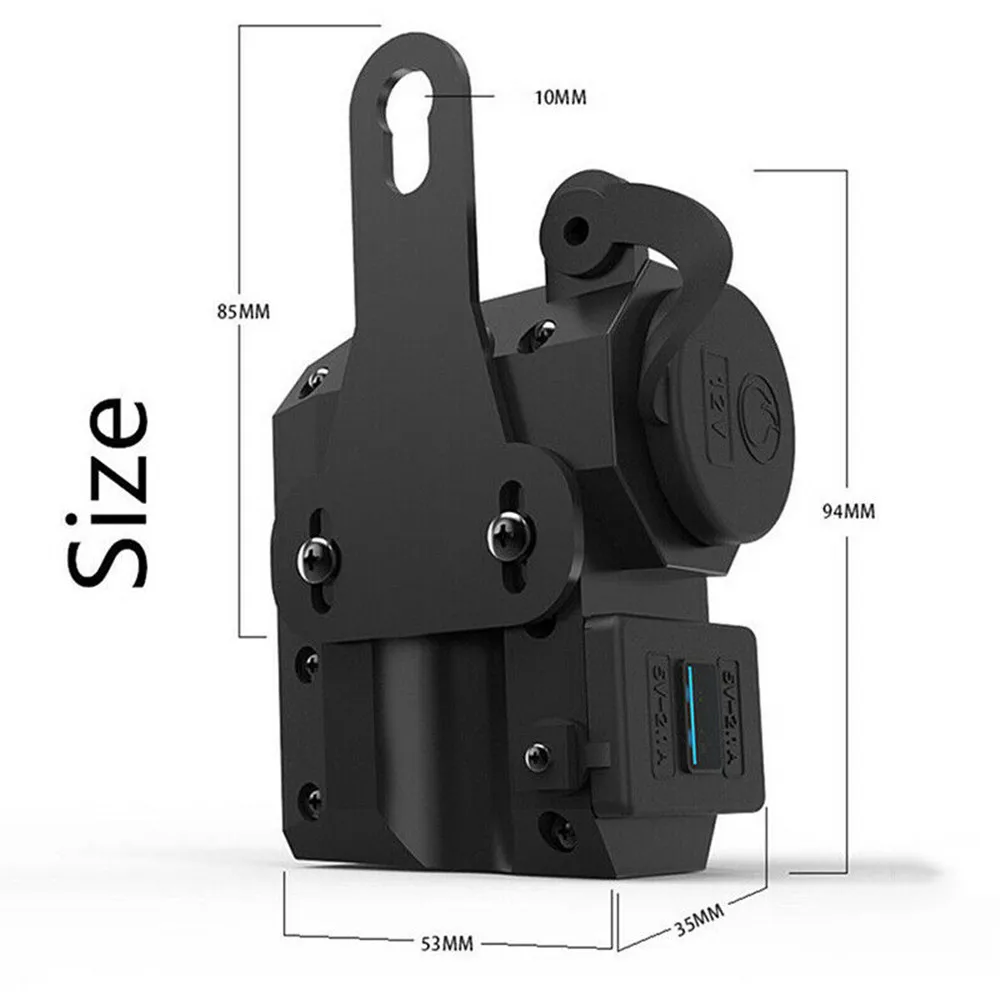 Водонепроницаемое мотоциклетное Зарядное устройство USB адаптер питания 12 В/24 В