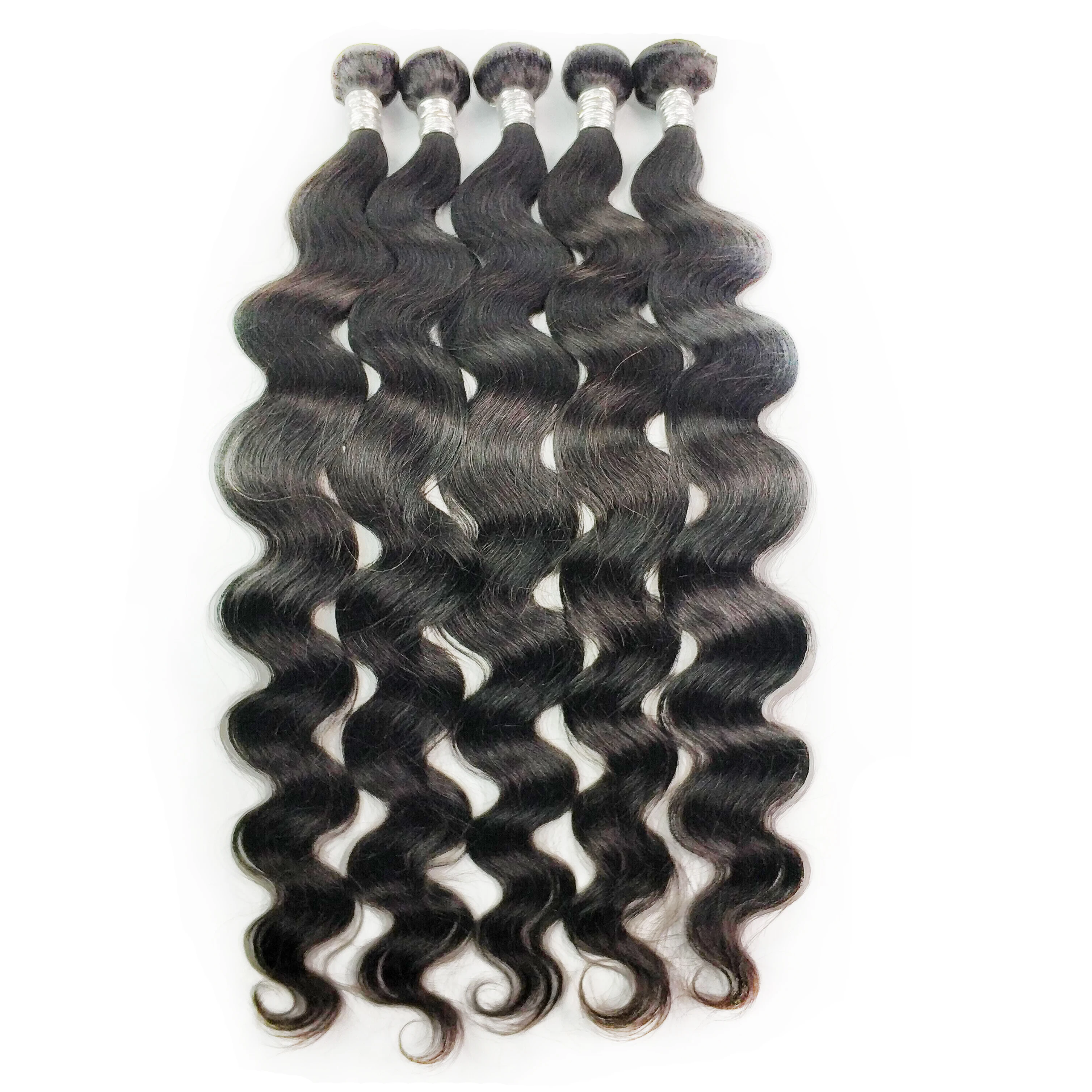 Fashow Body Wave 30 32 34 36 40 перуанпряди волос густые человеческие волосы 1/3/4 пряди