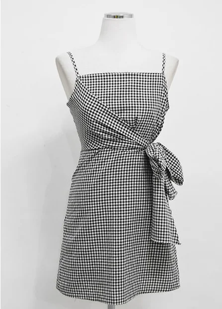 Новинка 2021 летний сарафан в красную клетку вечернее женское винтажное платье