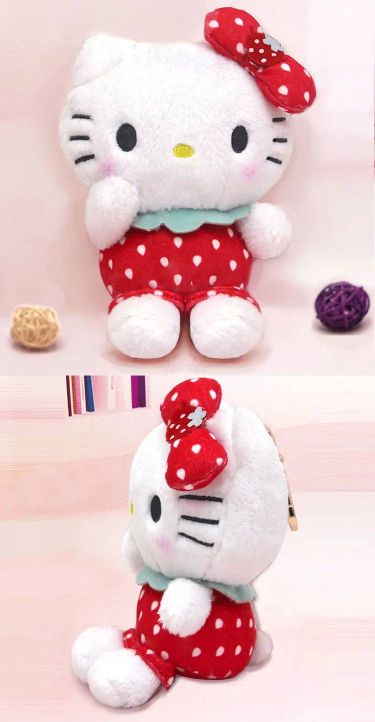 Японская веб-звезда ins sanrio Клубника HelloKitty Cinnamoroll плюшевые игрушки Мелодия плюшевый кулон пудинг PC Собака висячая пряжка
