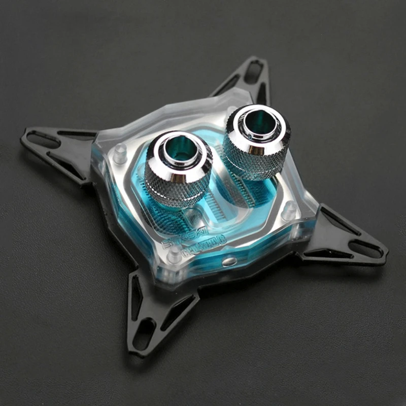 Блок водяного охлаждения ПК с внутренним каналом основания G1/4 &quotдля процессора