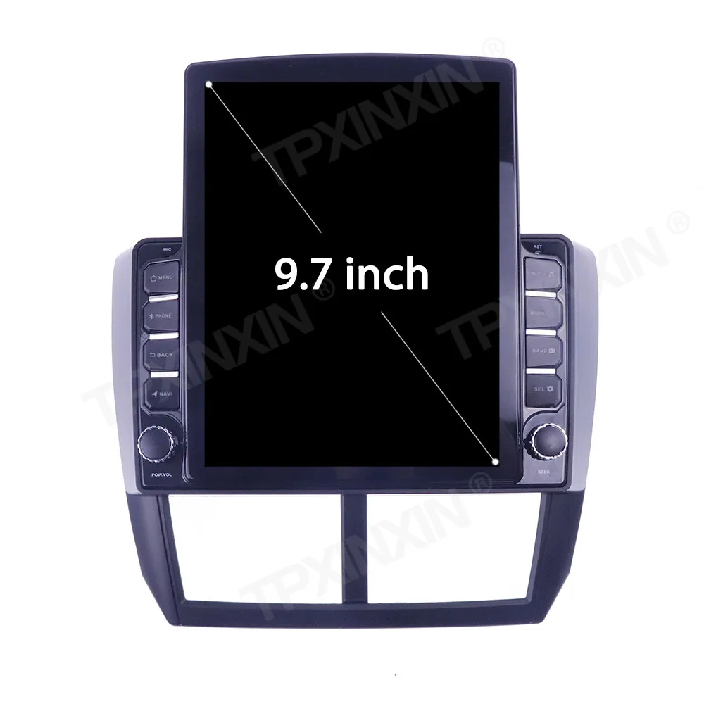 저렴한 Subaru Forester 2008-2013 테슬라 스타일 안드로이드 10 GPS 자동차 멀티미디어 플레이어 Headunit 오디오 라디오 네비게이션 무선 Carplay