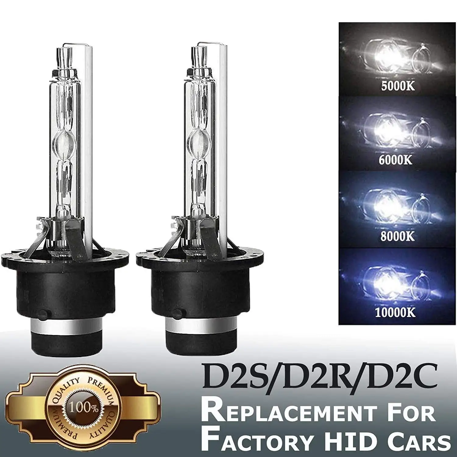 

Ксеноновые лампы для автомобильных фар, 2 шт., D2S, D2R, D4S, D2R, 55 Вт, ксеноновые лампы для автомобильных фар с защитой металлического кронштейна, ...
