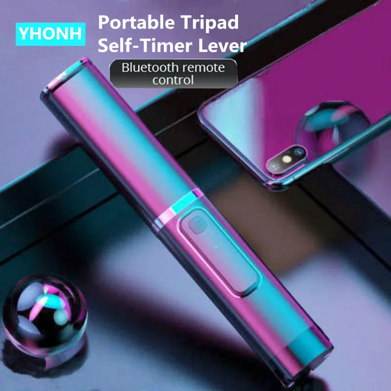 

wireless stick Integrated Tripod remote stick Phone Bracket Holder Bluetooth selfie stick tripod handheld tripode para movil