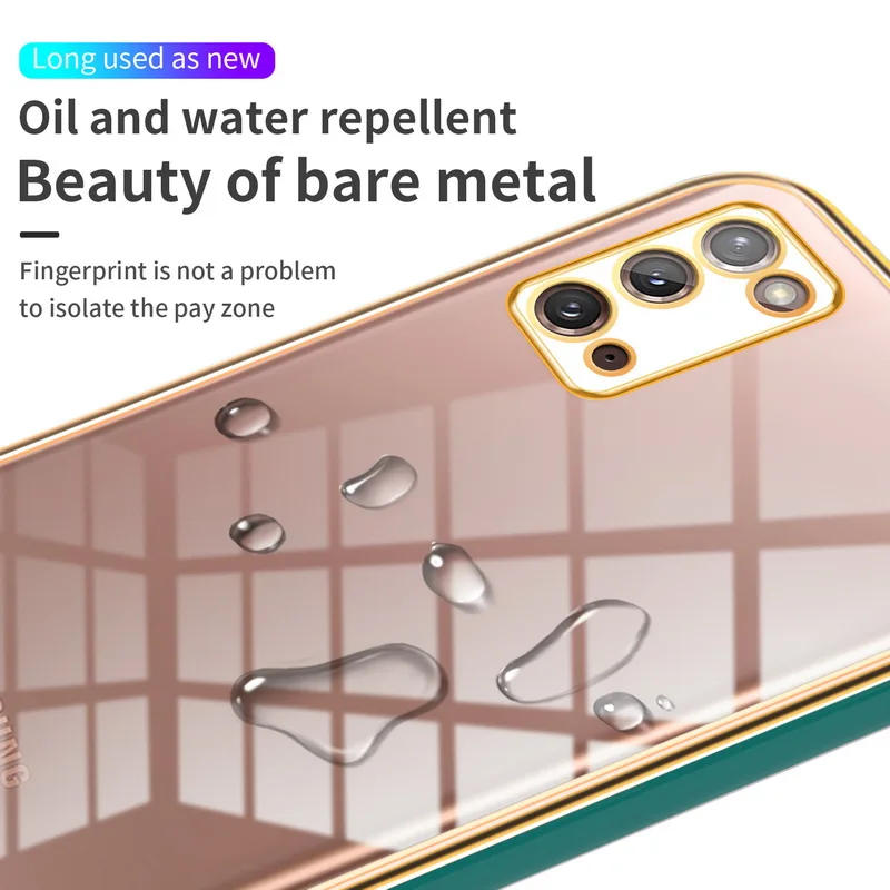 

Case For Samsung Galaxy A12 A42 A51 A71 A21S A10S A50 Lens Protector TPU Shockproof Hybrid Phone Case For Galaxy S20 Cover