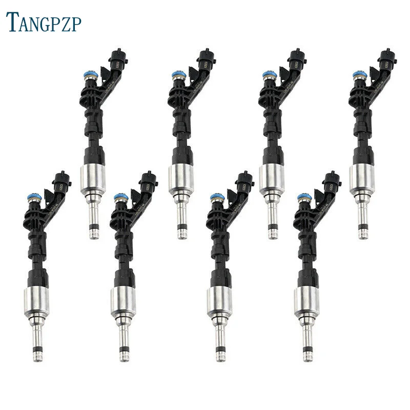 

8W93-9E593-BC Original Set of 8 Fuel Injectors For Land Rover LR4 Jaguar XF V8 V6 5.0