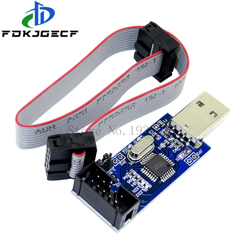 Программатор USB ISP ASP ATMEGA8 ATMEGA128 с поддержкой Win7 64 1 шт. | Электронные компоненты и
