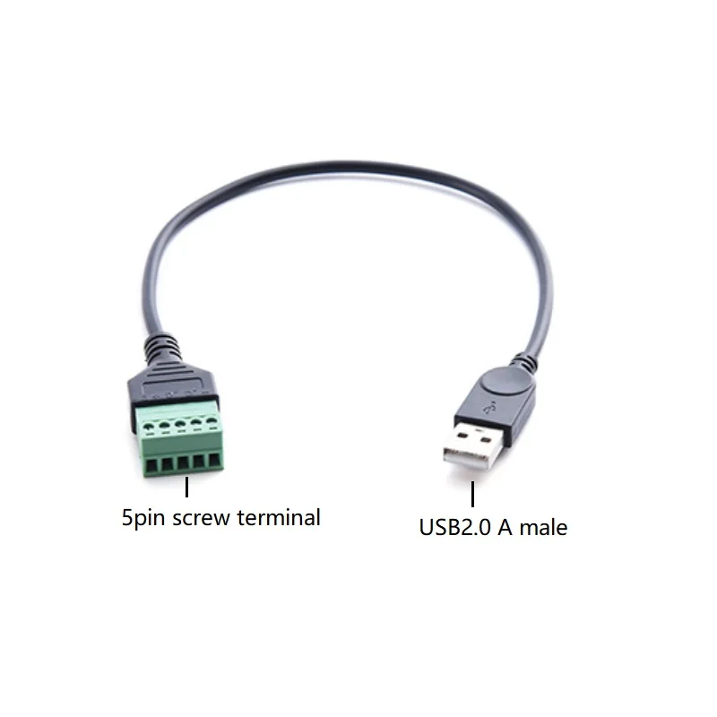 

5 шт./лот USB 2,0 папа-5pin USB удлинитель 30 см