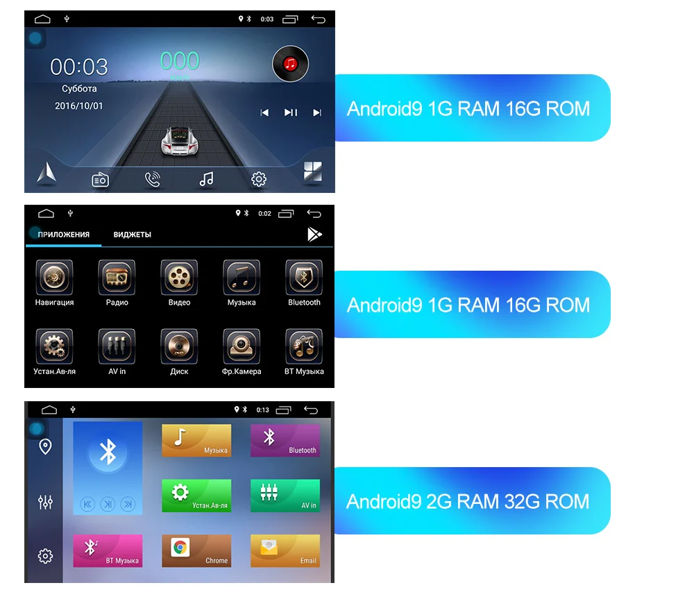 " Android 9,0 2G ram 32G rom Android9.0 для KIA RIO 4- автомобильный Радио Мультимедиа Видео плеер навигация wifi BT 2Din